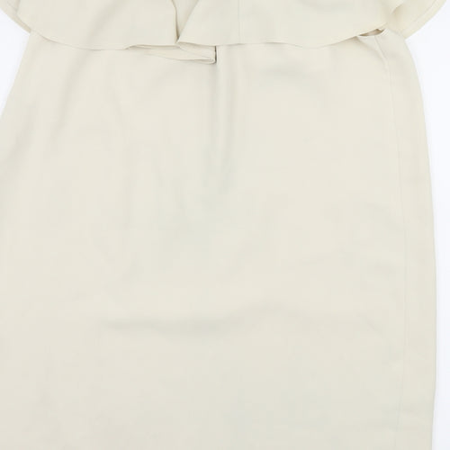 Preworn Womens Ivory  Rayon Shift  Size 14