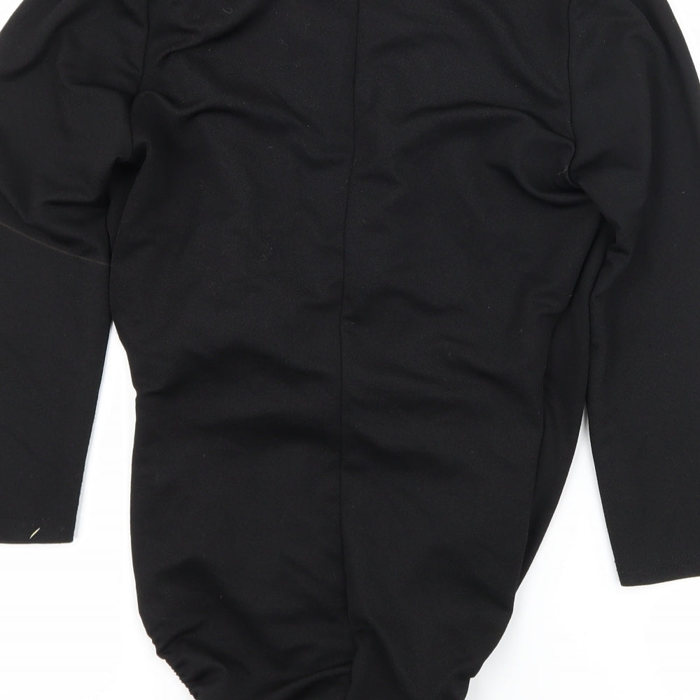 River Island Womens Black   Bodysuit One-Piece Size 10