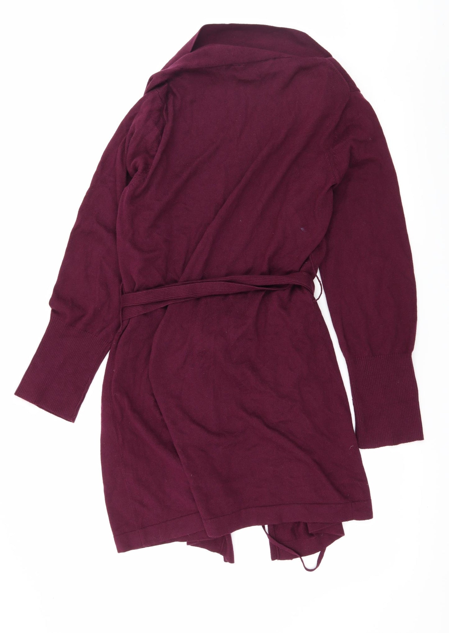 Marks and Spencer Womens Purple  Knit Cardigan Jumper Size 12