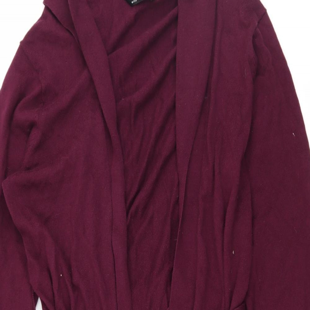 Marks and Spencer Womens Purple  Knit Cardigan Jumper Size 12