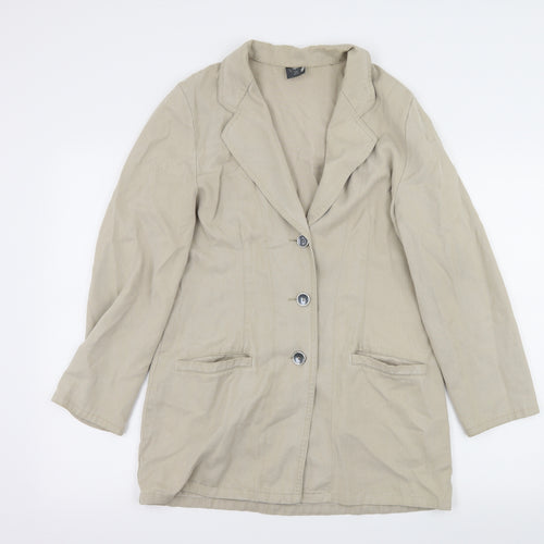 Pola Womens Beige   Jacket  Size 10