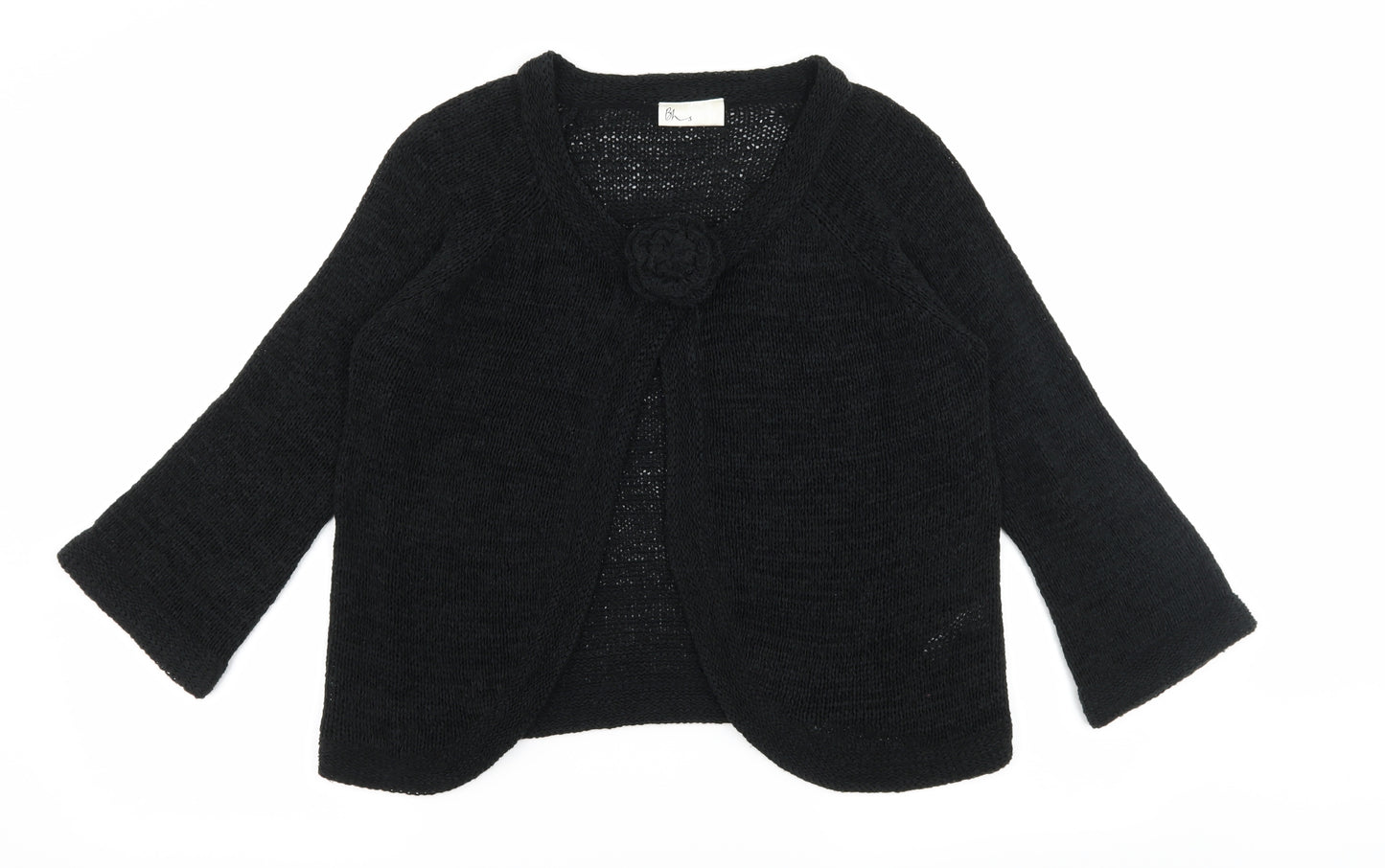 BHS Womens Black  Knit Cardigan Jumper Size 14