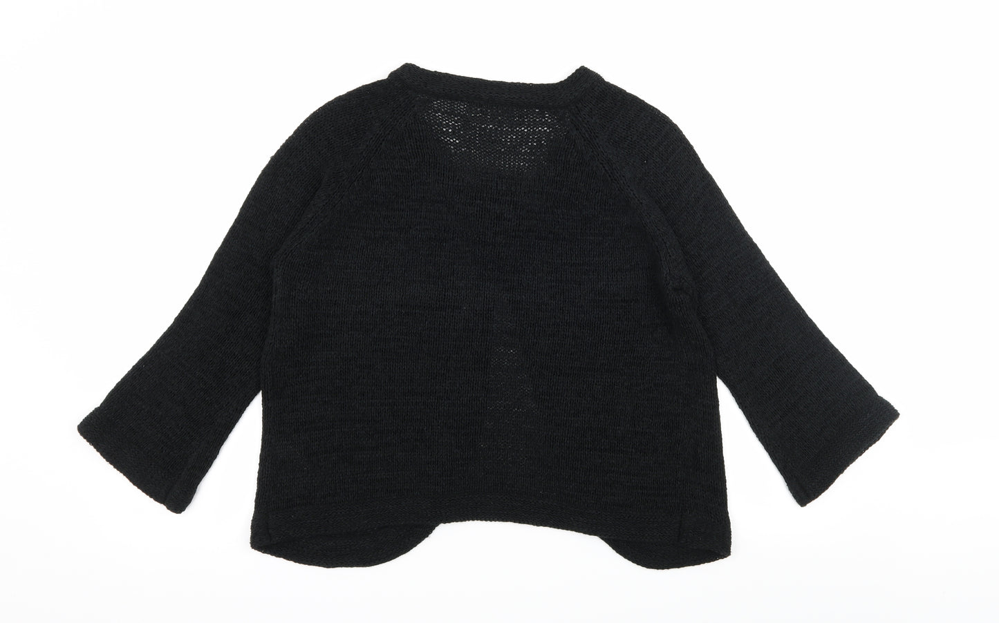 BHS Womens Black  Knit Cardigan Jumper Size 14