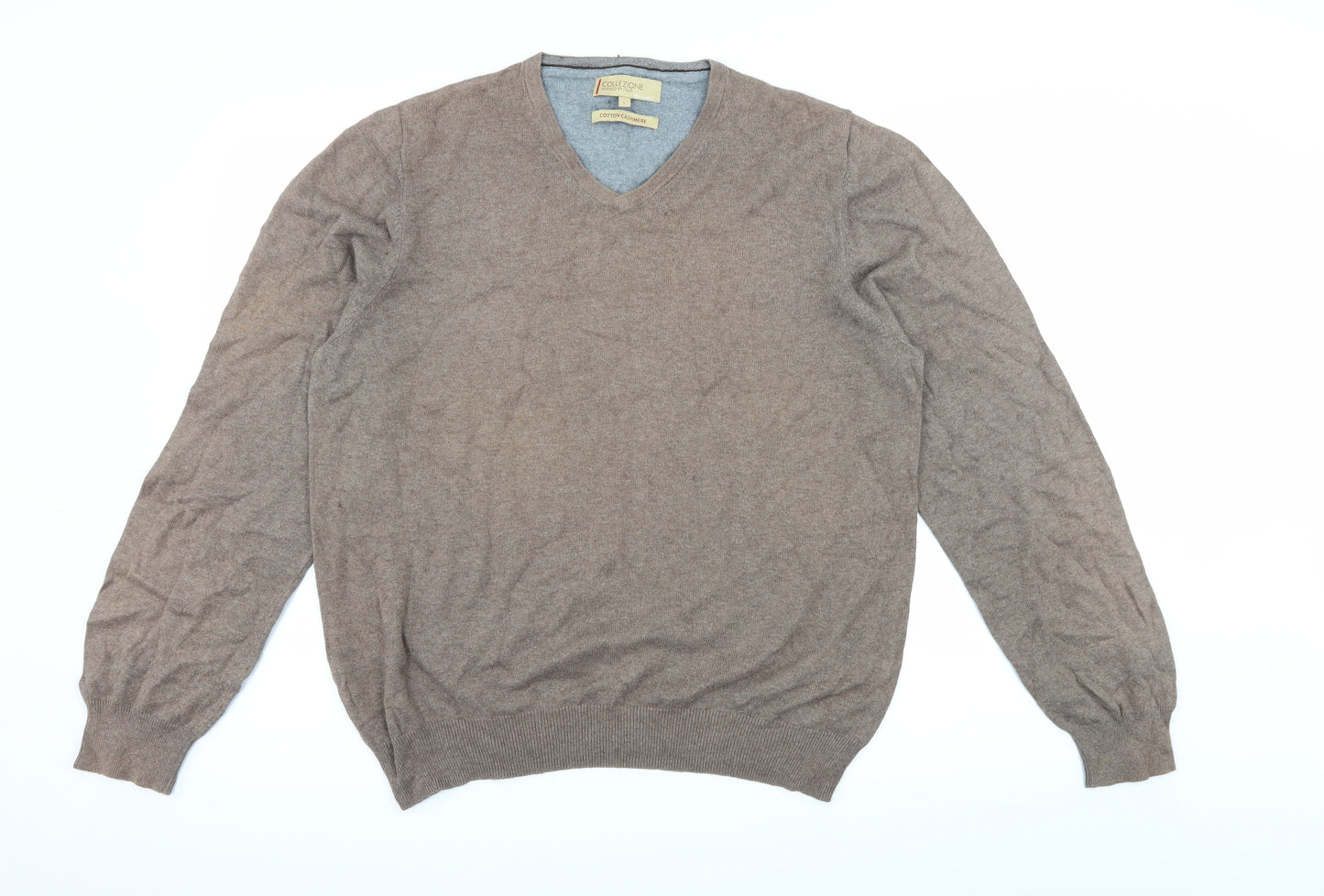 Marks and Spencer Mens Brown  Knit Pullover Jumper Size L