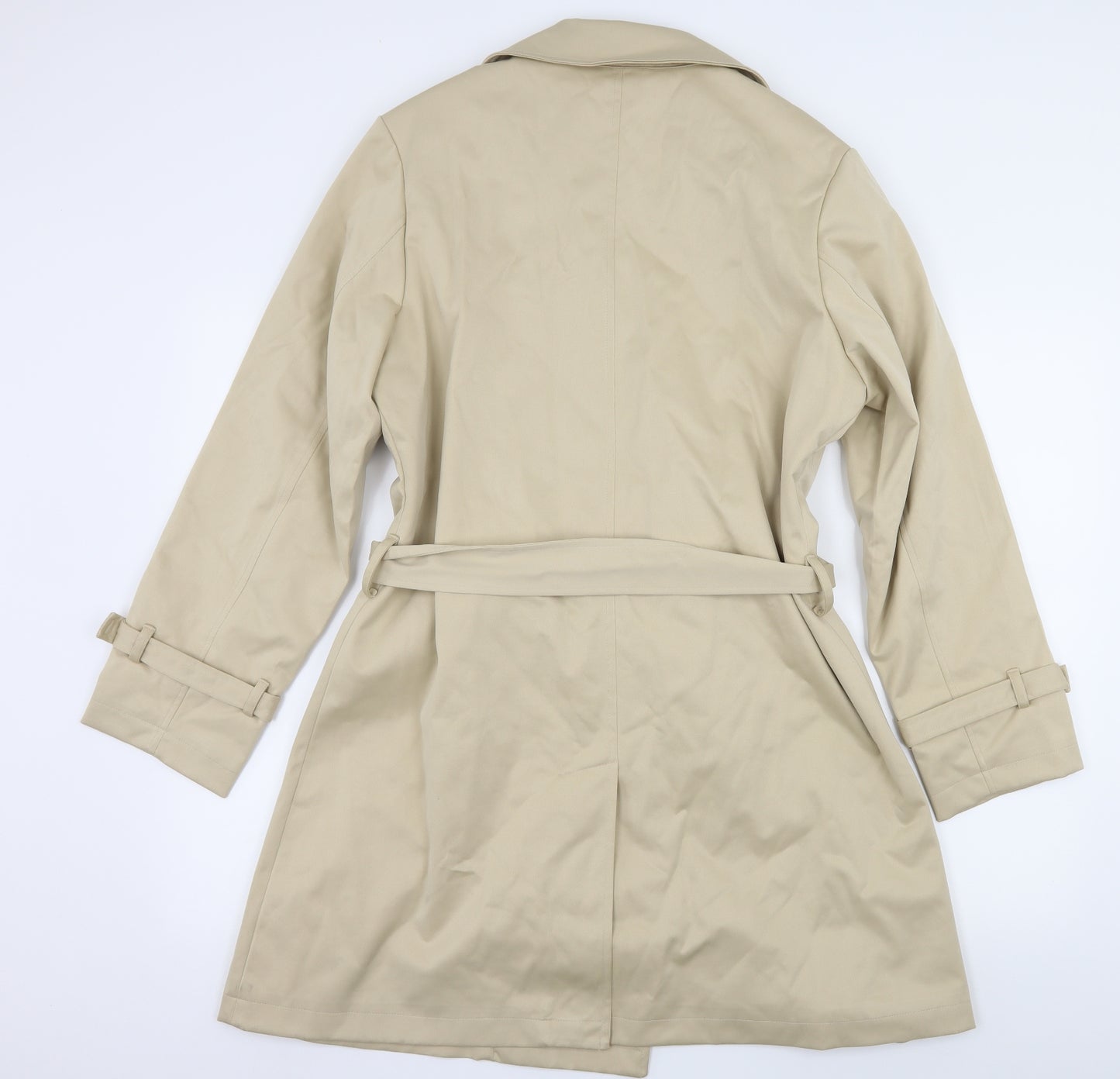 For Women Womens Beige   Overcoat Coat Size 14