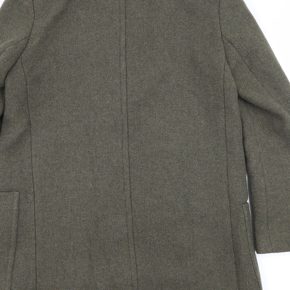 Marks and Spencer Womens Green   Overcoat Coat Size 12