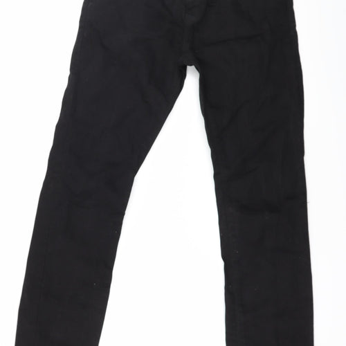 River Island Mens Black  Denim Skinny Jeans Size 30 in L34 in