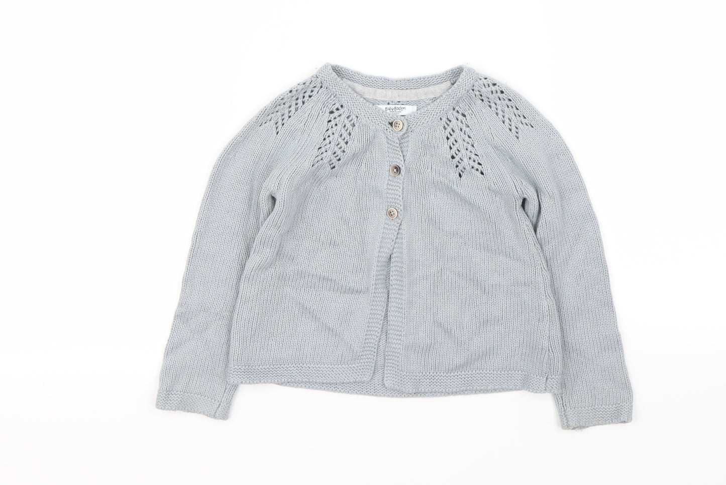 Baby Boden Girls Grey   Cardigan Jumper Size 2-3 Years