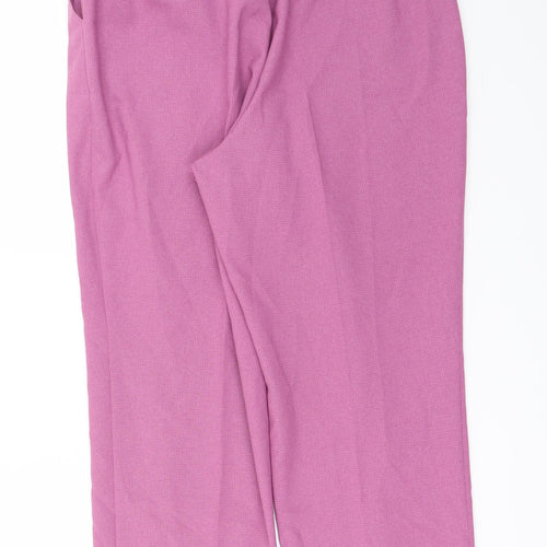 Marks and Spencer Womens Pink   Trousers  Size 18 L26 in