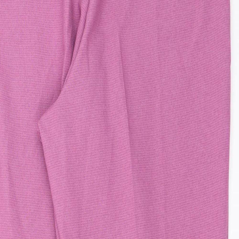 Marks and Spencer Womens Pink   Trousers  Size 18 L26 in