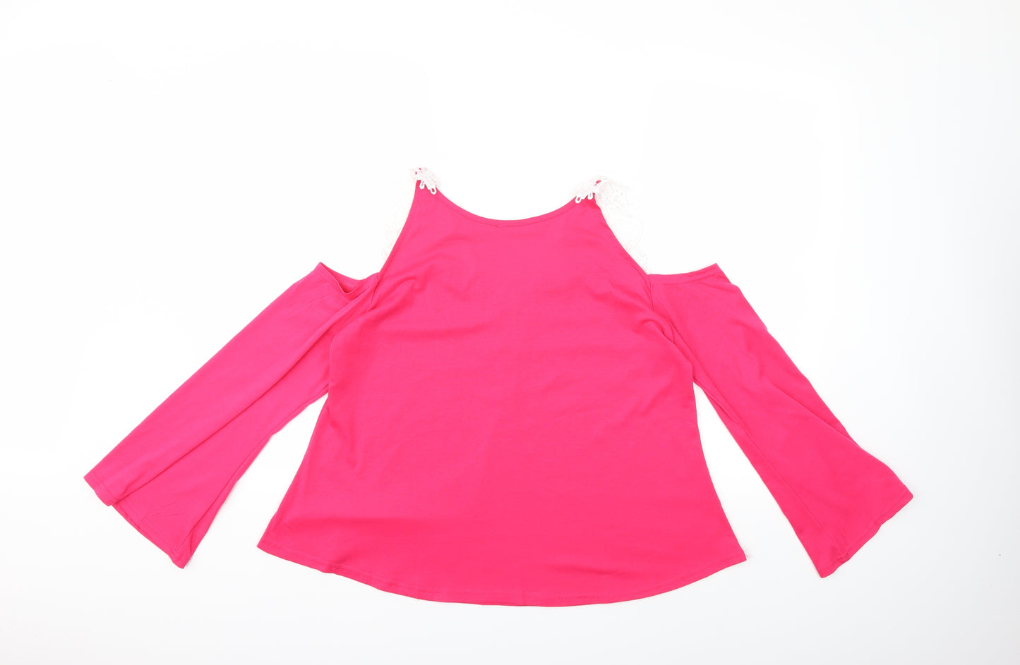 Preworn Womens Pink   Basic T-Shirt Size XL