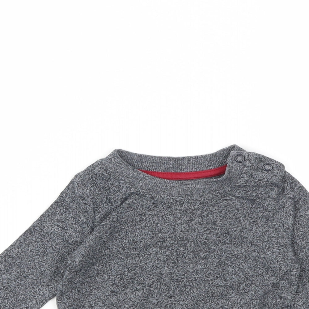 Primark Baby Grey   Basic T-Shirt Size 3-6 Months