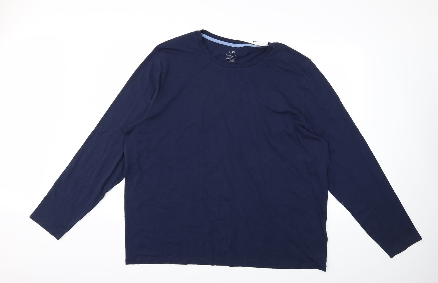 Marks and Spencer Mens Blue    T-Shirt Size 3XL