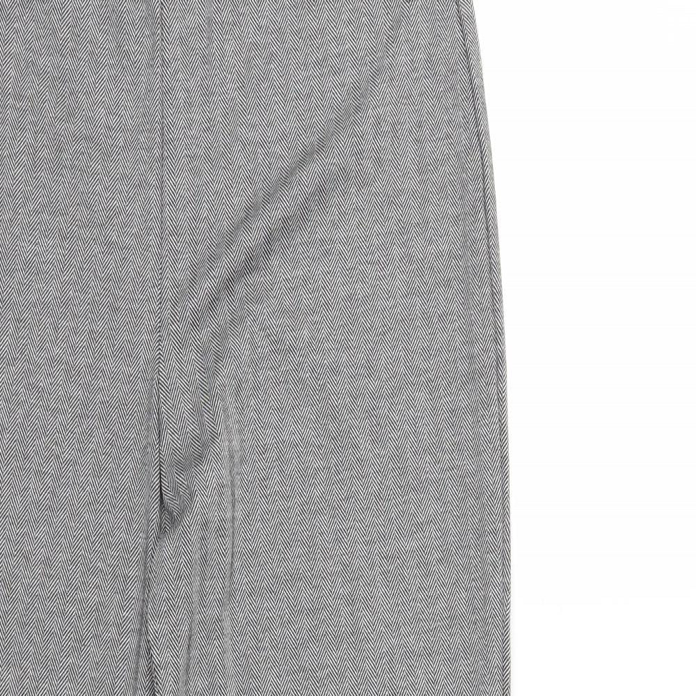 Marks and Spencer Womens Grey   Trousers  Size 10 L33 in