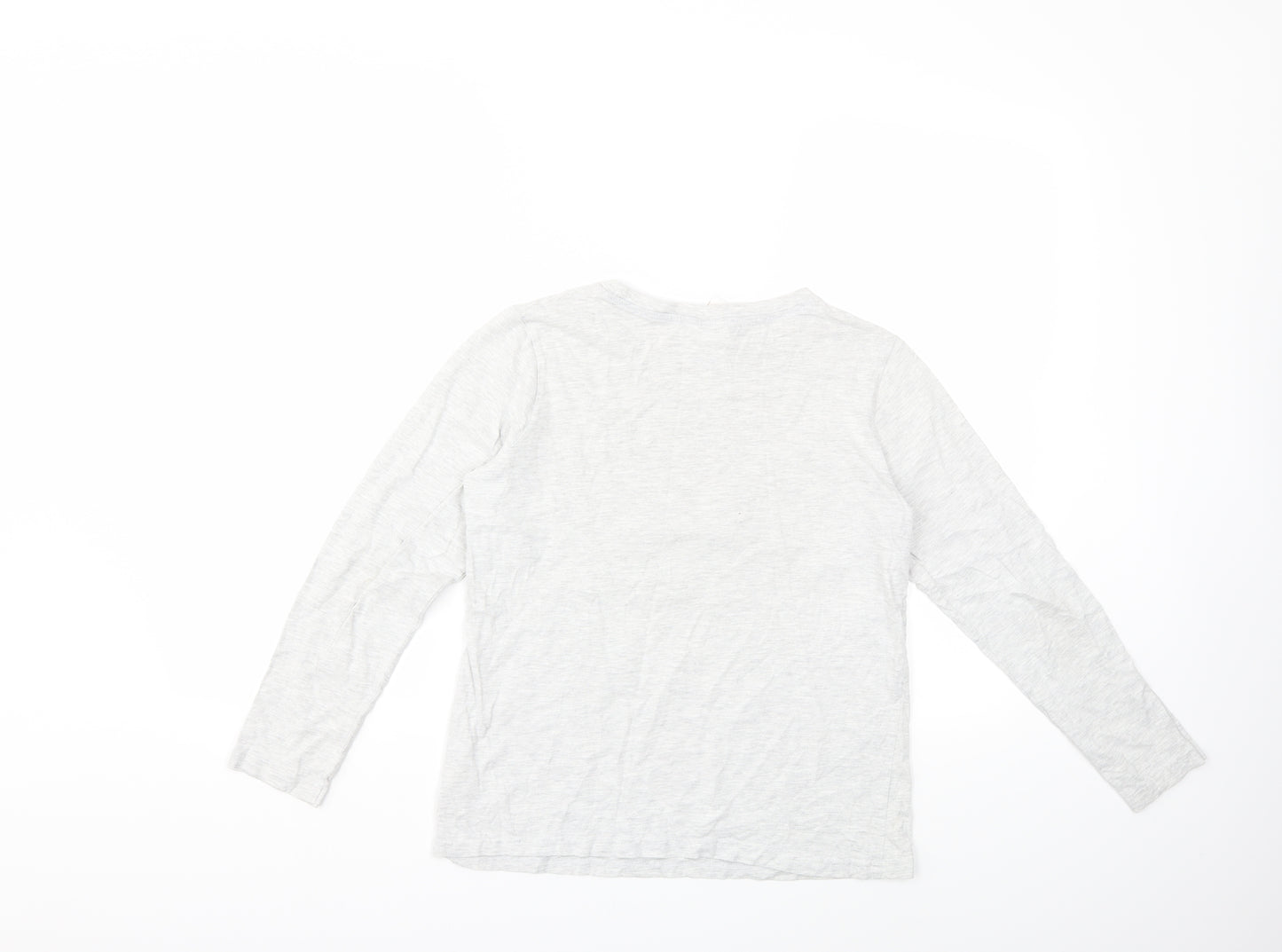 Marvel Boys Grey   Basic T-Shirt Size 11 Years  - Captain America