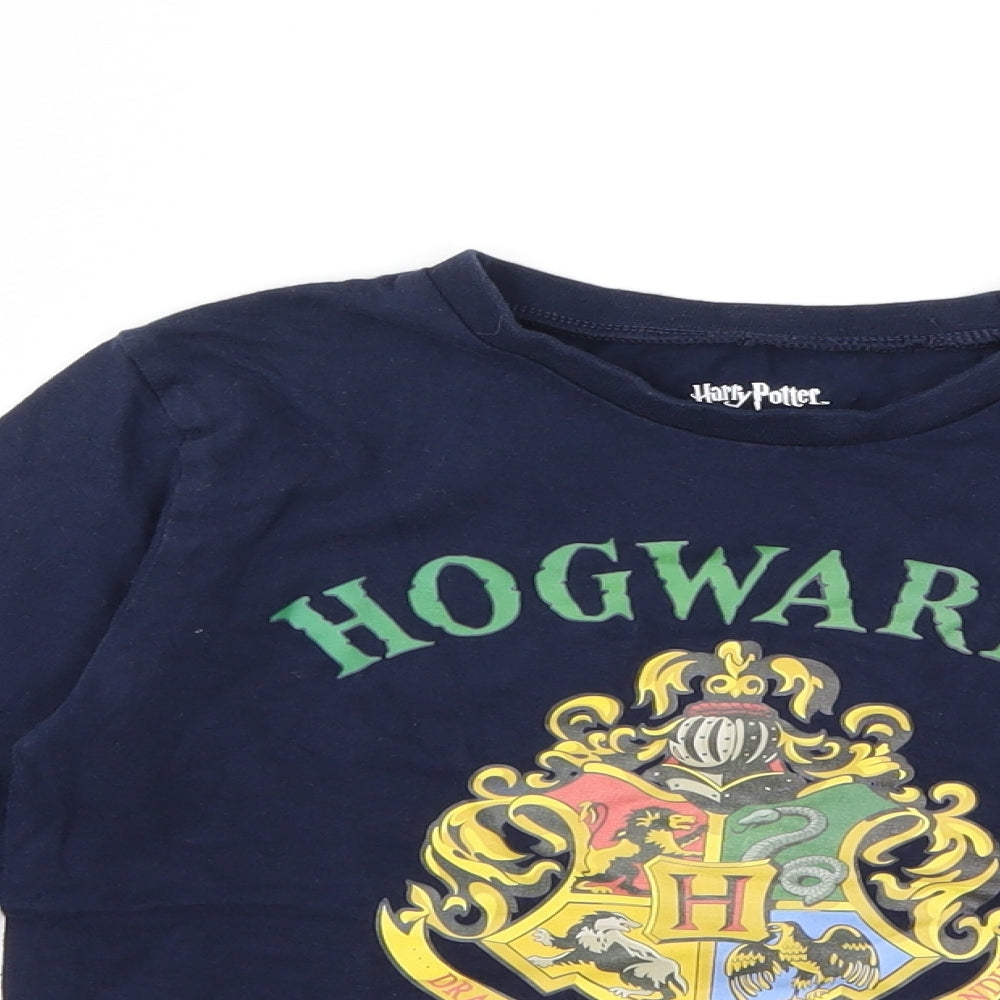 Character Boys Blue   Basic T-Shirt Size 8 Years  - Harry potter