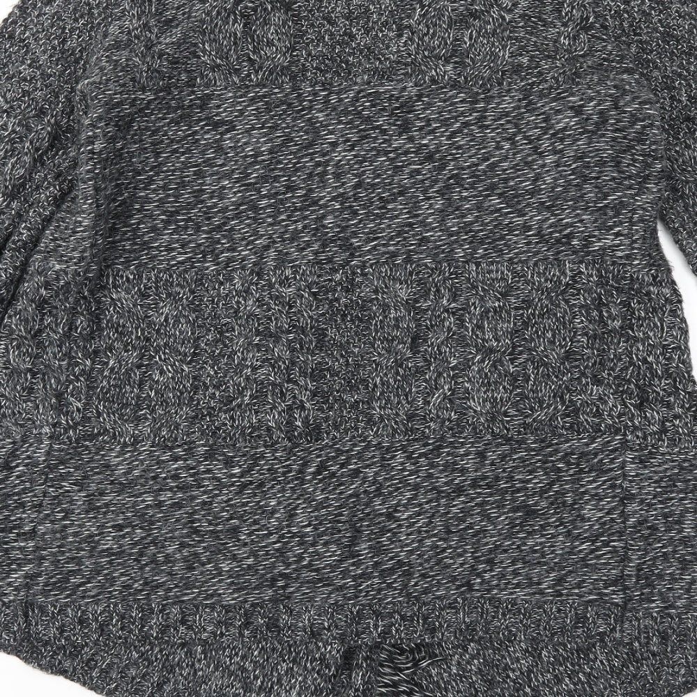 NEXT Womens Grey  Knit Cardigan Jumper Size XS
