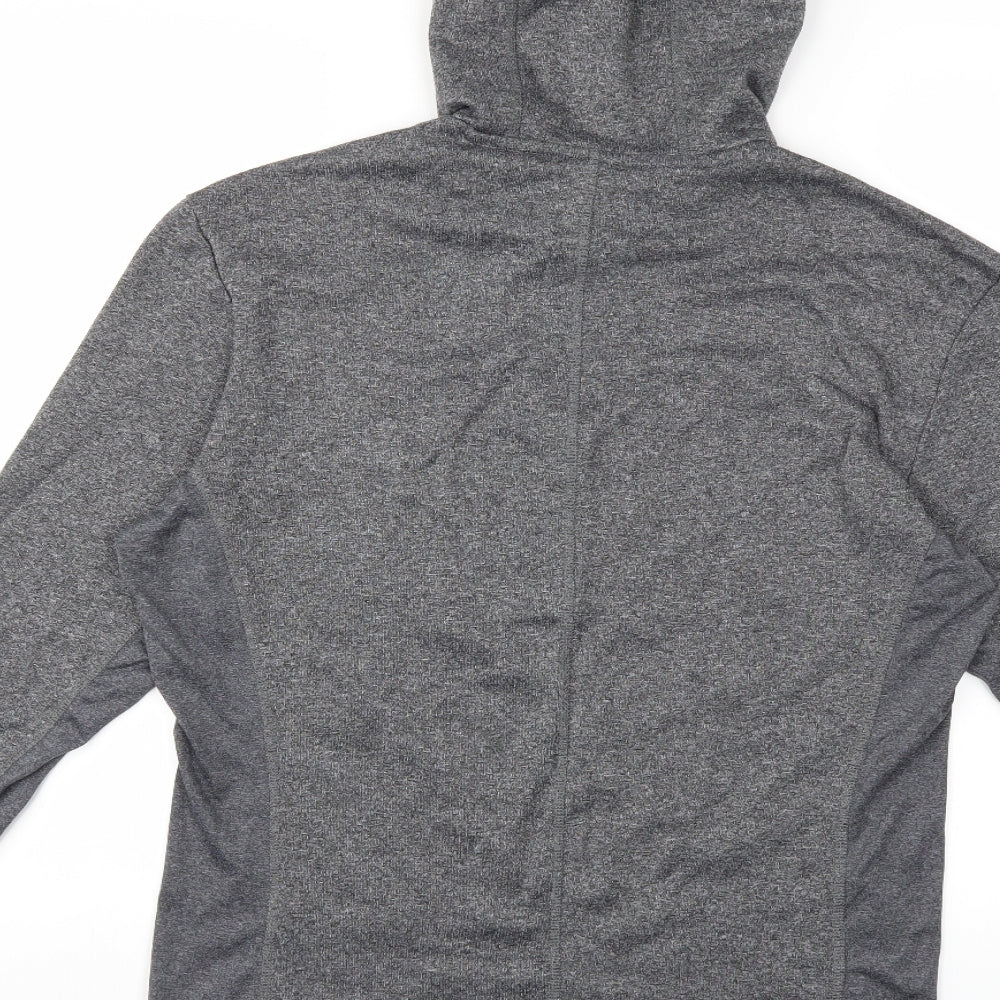 adidas Mens Grey   Pullover Hoodie Size S