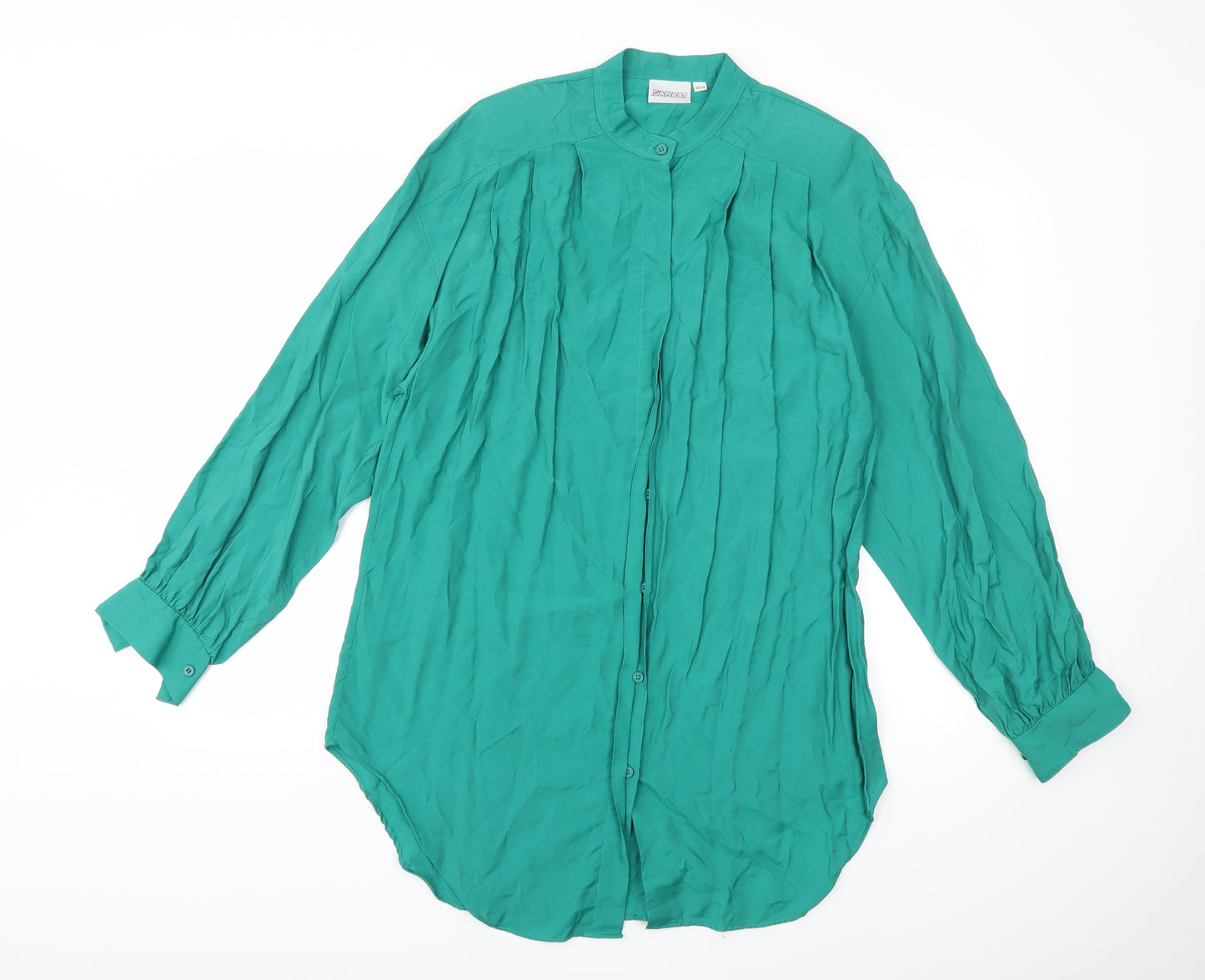 Damart Womens Green   Basic Button-Up Size 14