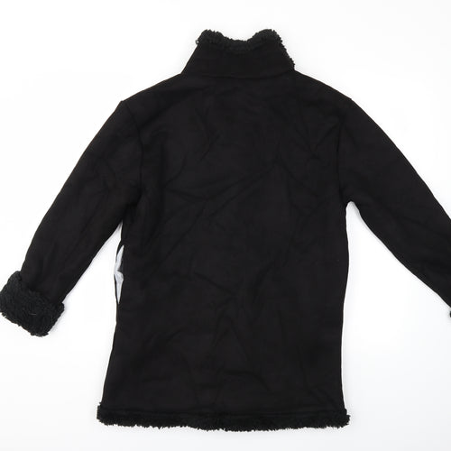 Preworn Womens Black   Overcoat Coat Size L