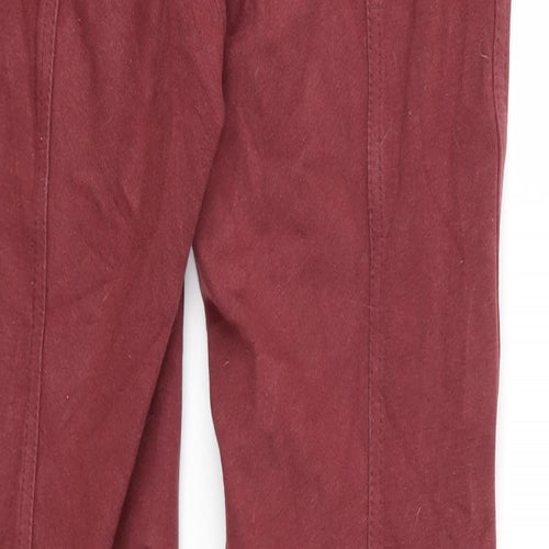 Preworn Womens Red   Trousers  Size 30 in L26 in