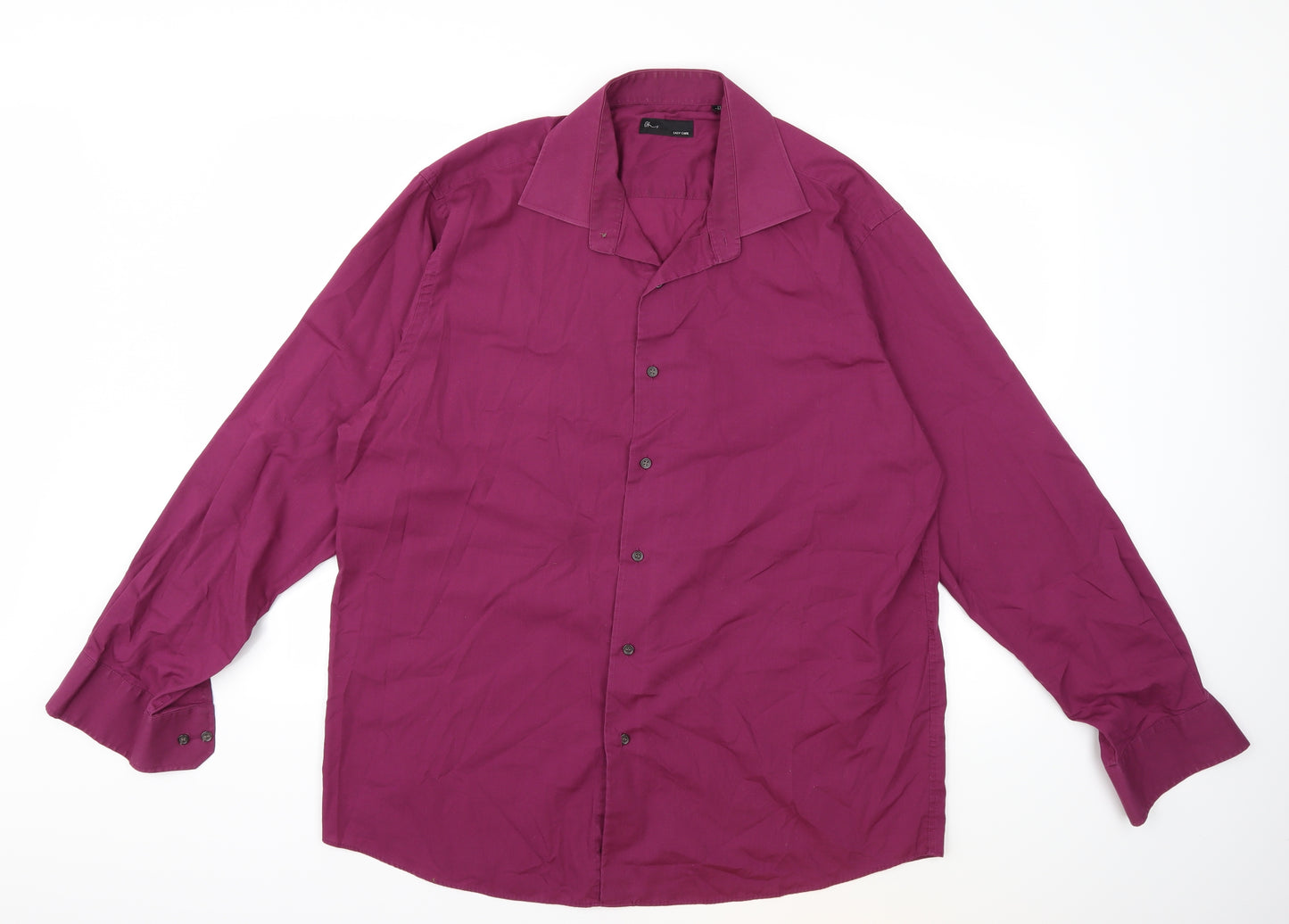 BHS Mens Pink    Dress Shirt Size 17