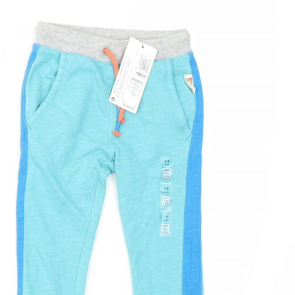Marks and Spencer Boys Green   Sweatpants Trousers Size 5-6 Years
