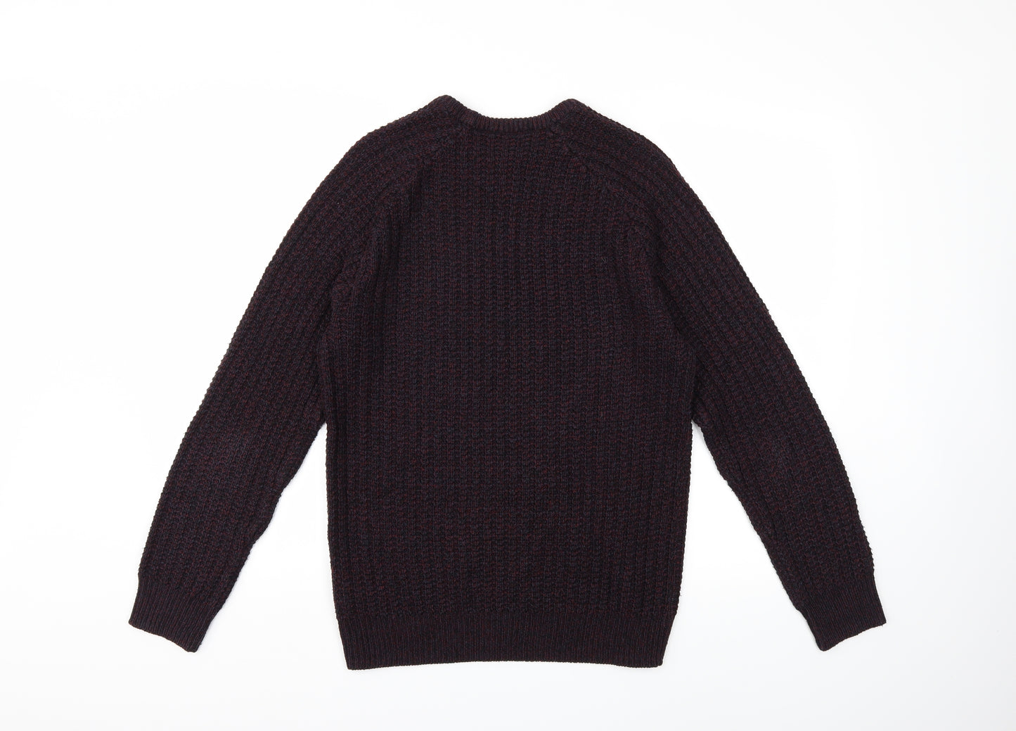 Cedarwood State Mens Red  Knit Pullover Jumper Size M
