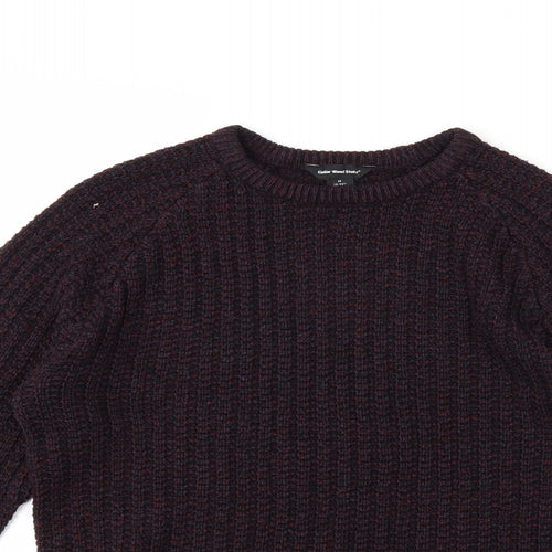 Cedarwood State Mens Red  Knit Pullover Jumper Size M