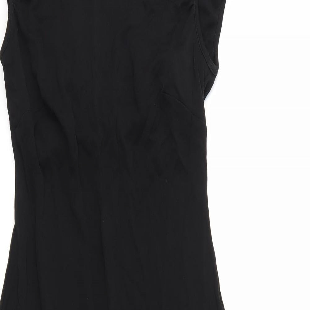 Debenhams Womens Black   Slip Dress  Size 10
