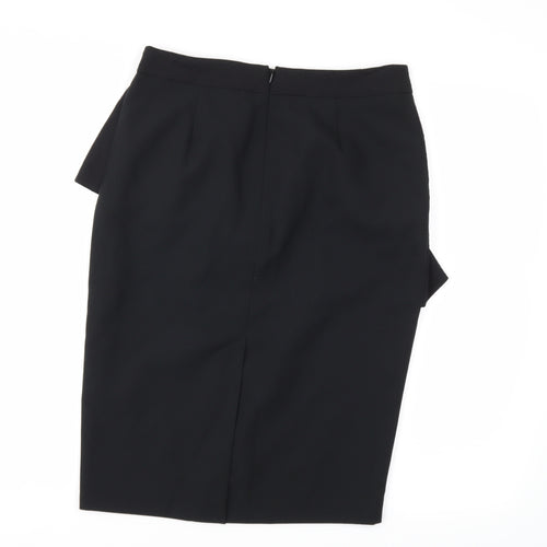 Dorothy Perkins Womens Black   Straight & Pencil Skirt Size 8