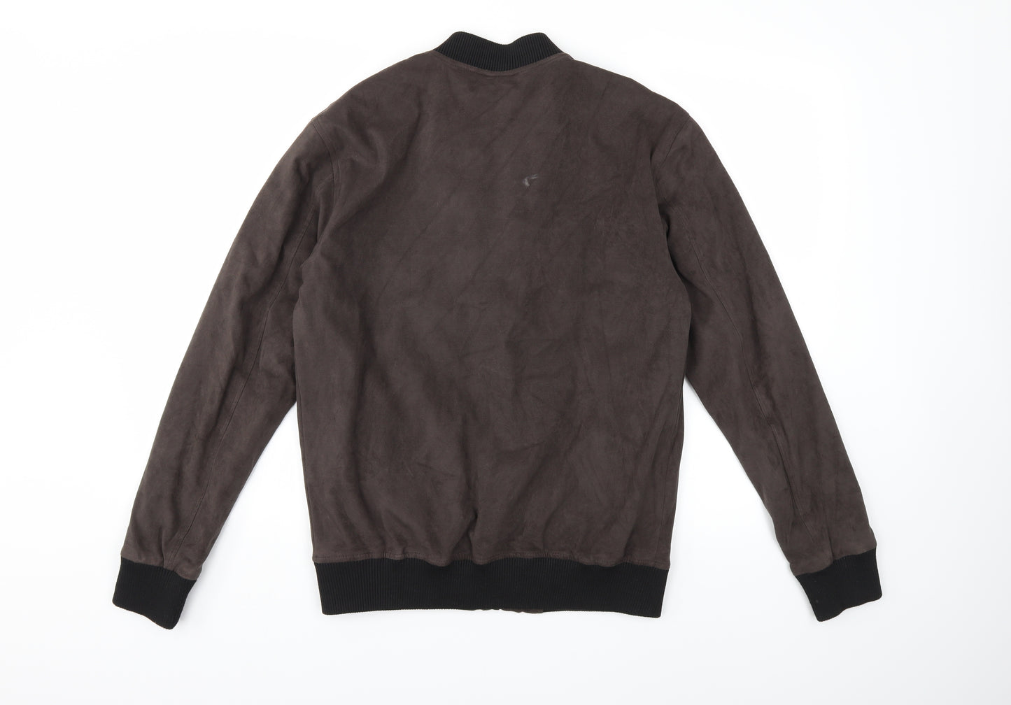 Zara Mens Brown   Bomber Jacket Jacket Size M