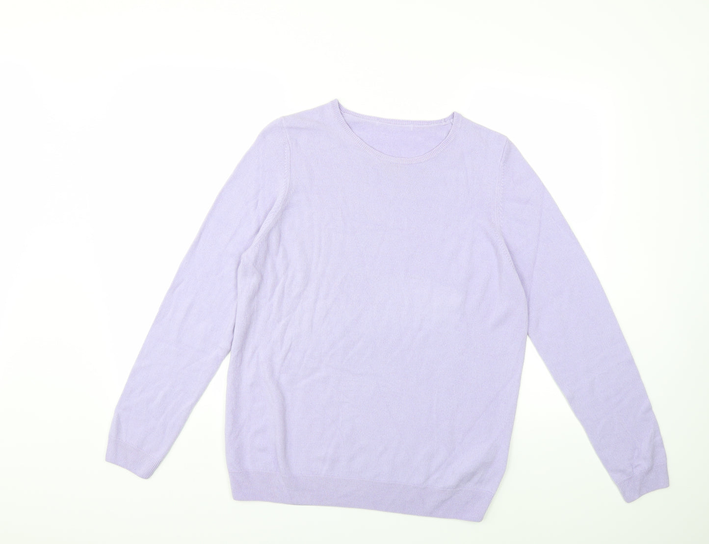 Marks and Spencer Womens Purple  Knit Pullover Jumper Size 18