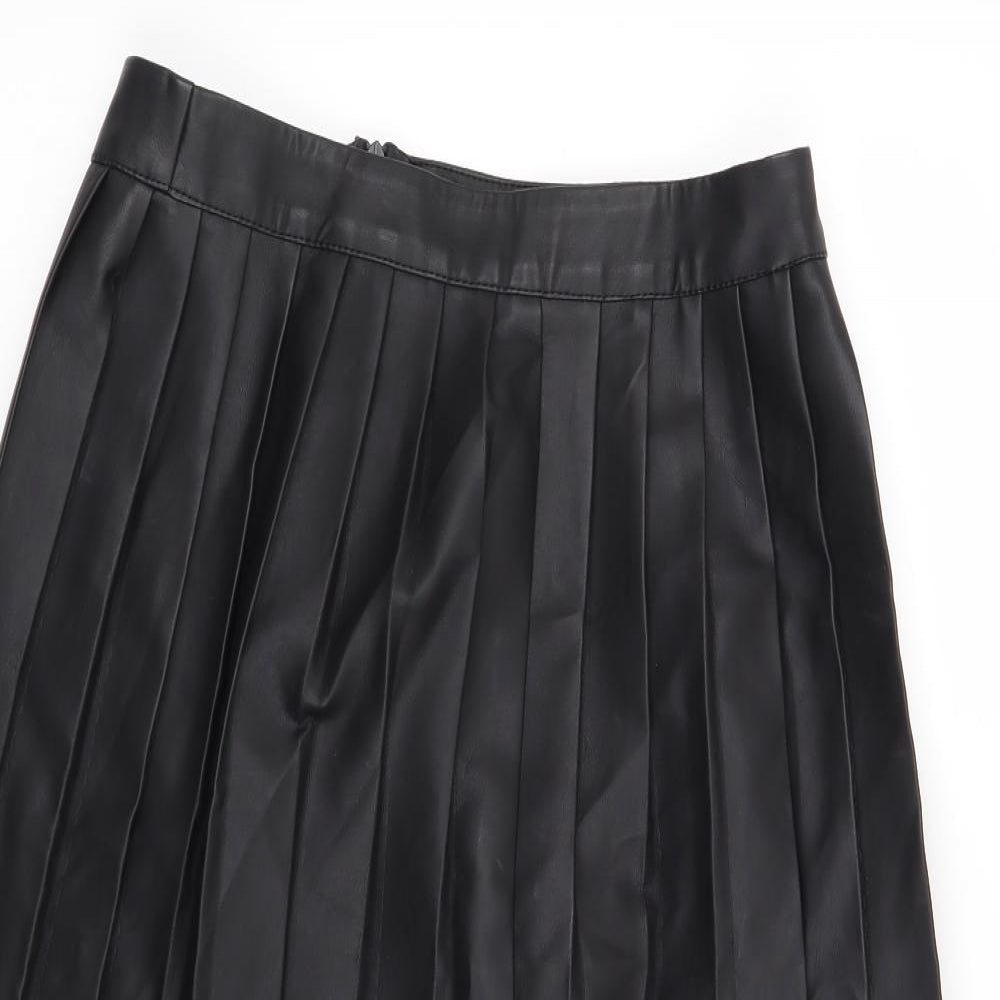 TU Womens Black   A-Line Skirt Size 8
