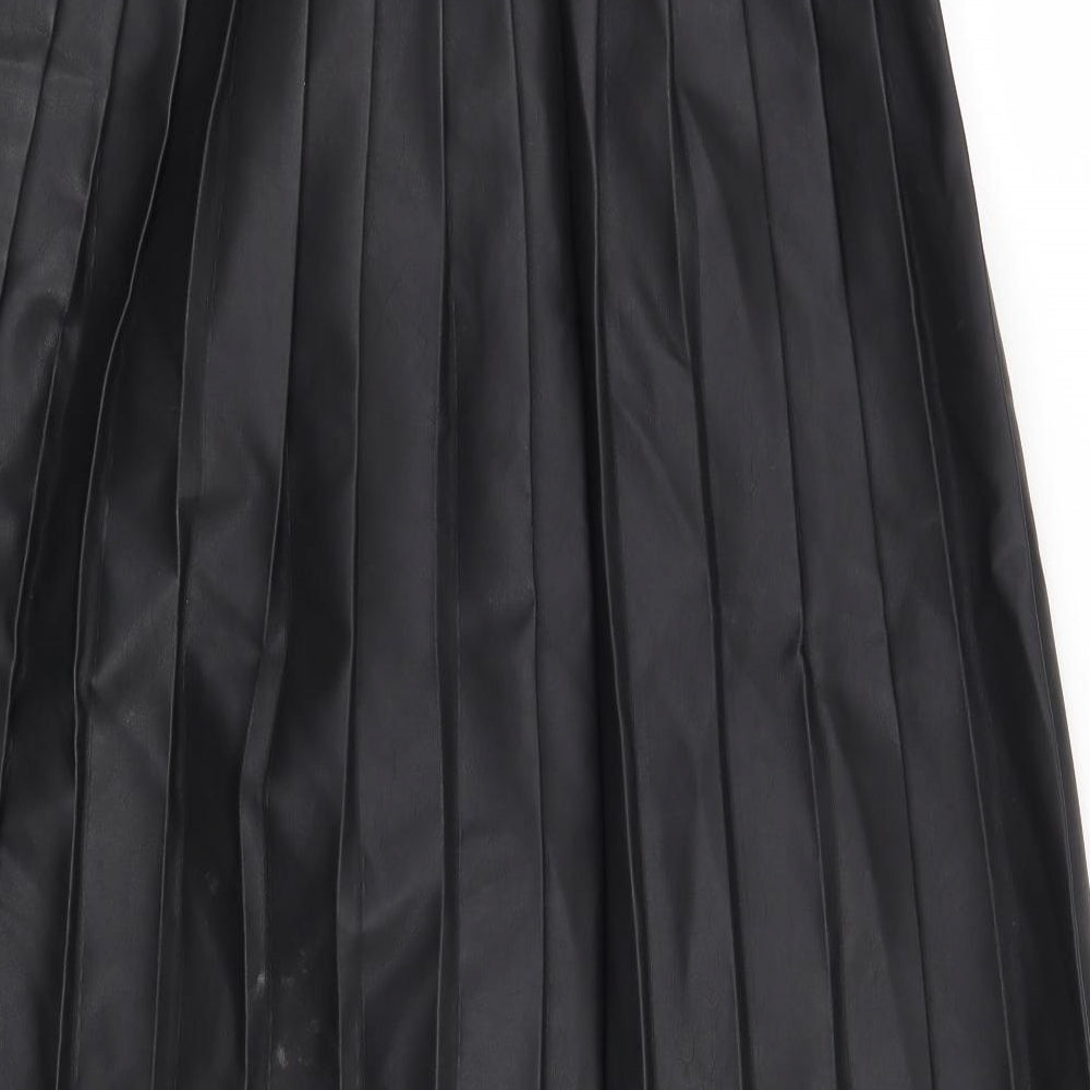 TU Womens Black   A-Line Skirt Size 8