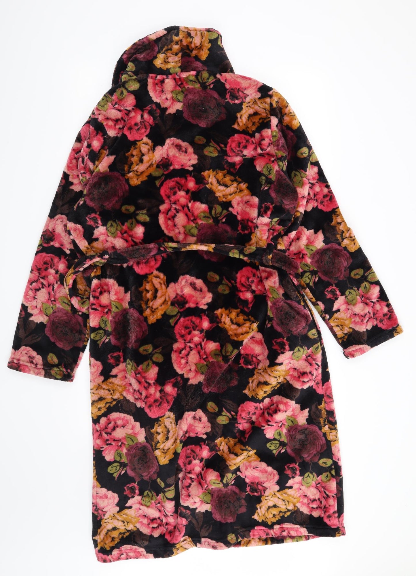 NEXT Womens Black Floral  Top Robe Size M
