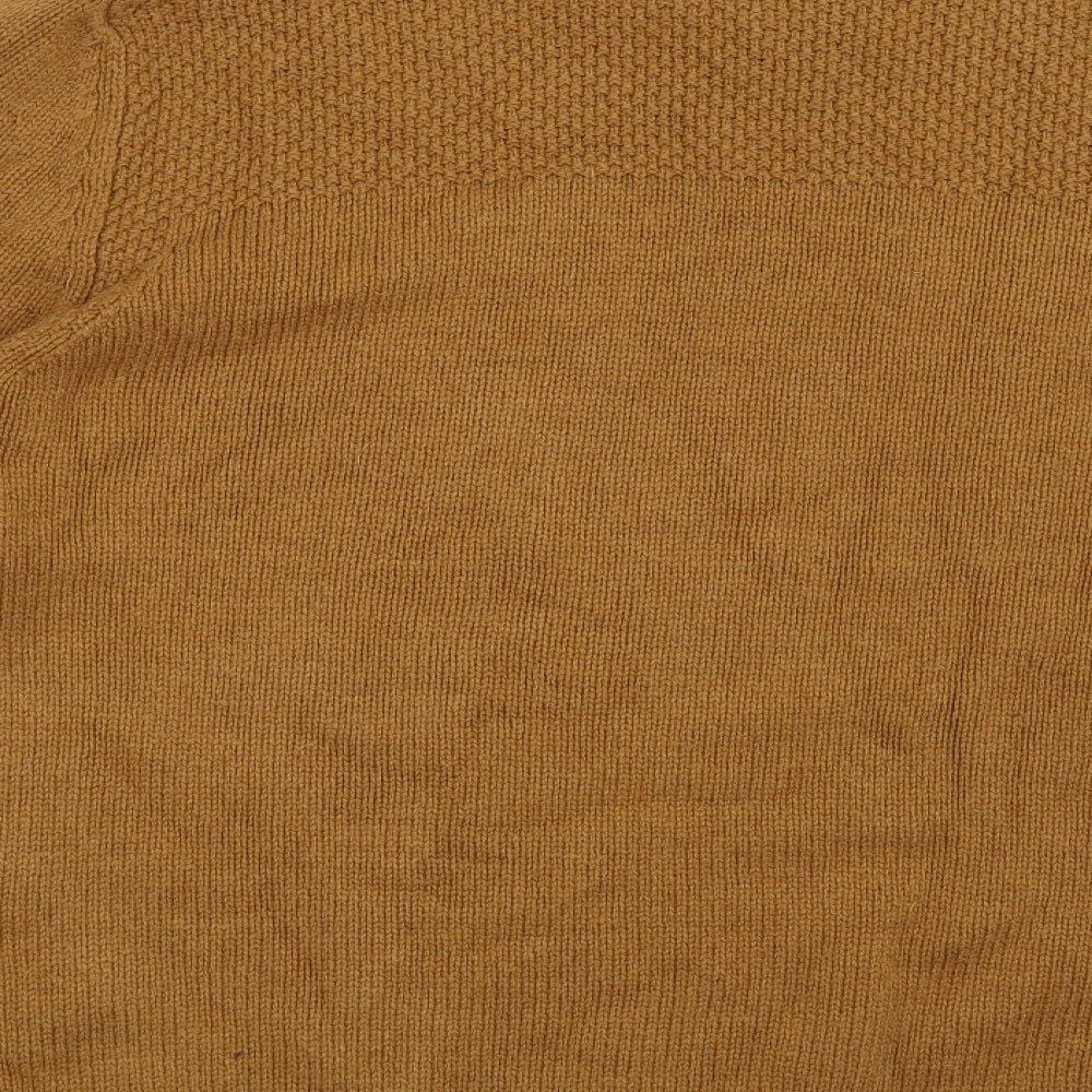 Fat Face Mens Yellow   Pullover Jumper Size 3XL