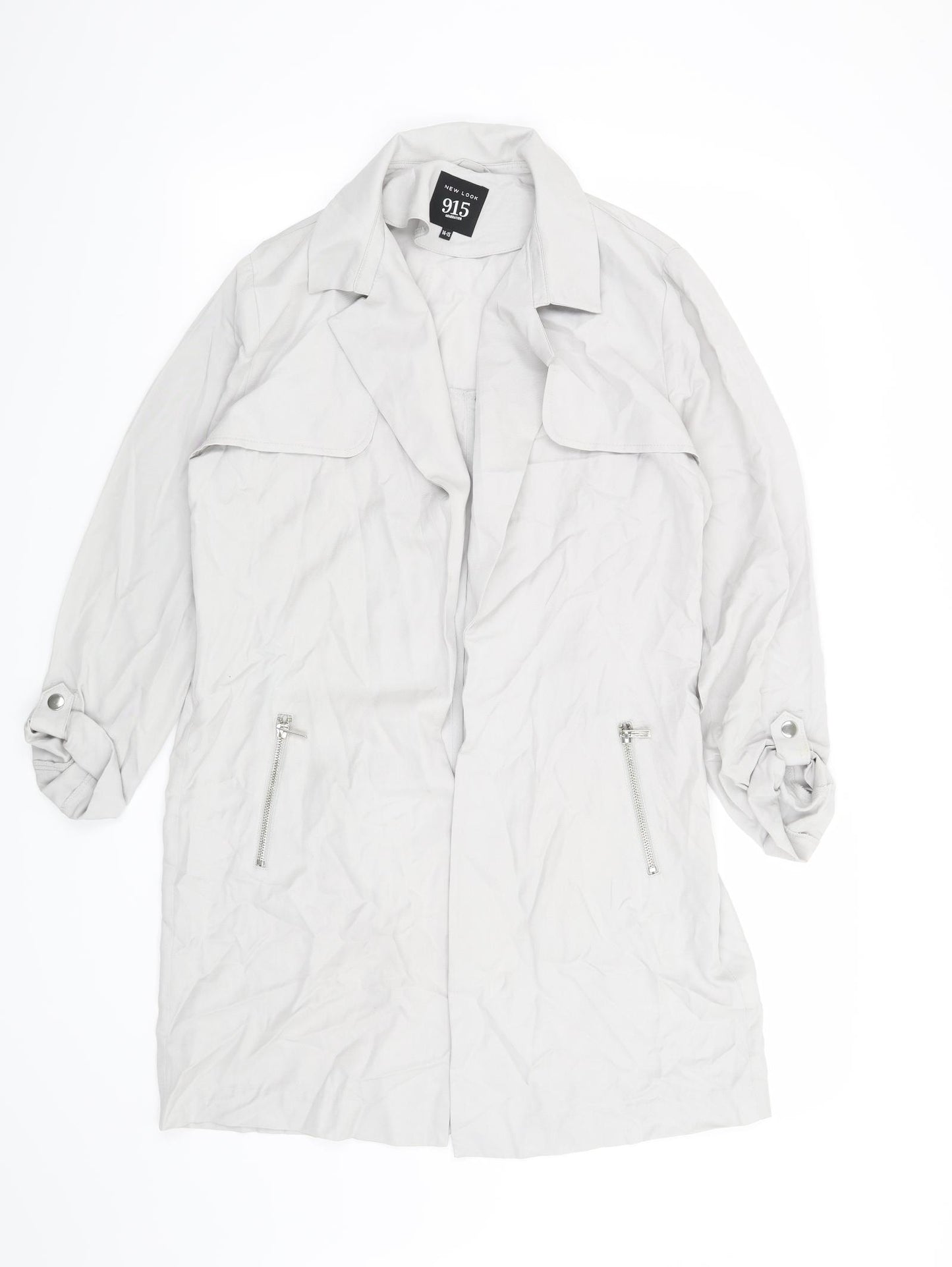 New Look Girls Grey   Jacket  Size 14-15 Years