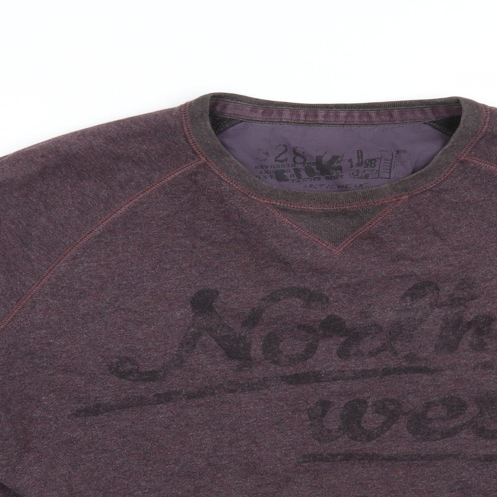 Boss Orange Mens Purple   Pullover Sweatshirt Size L  - North West