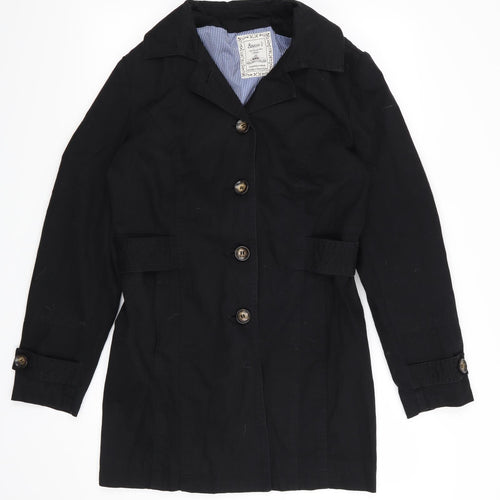 Boysen's Womens Black   Overcoat Coat Size 14