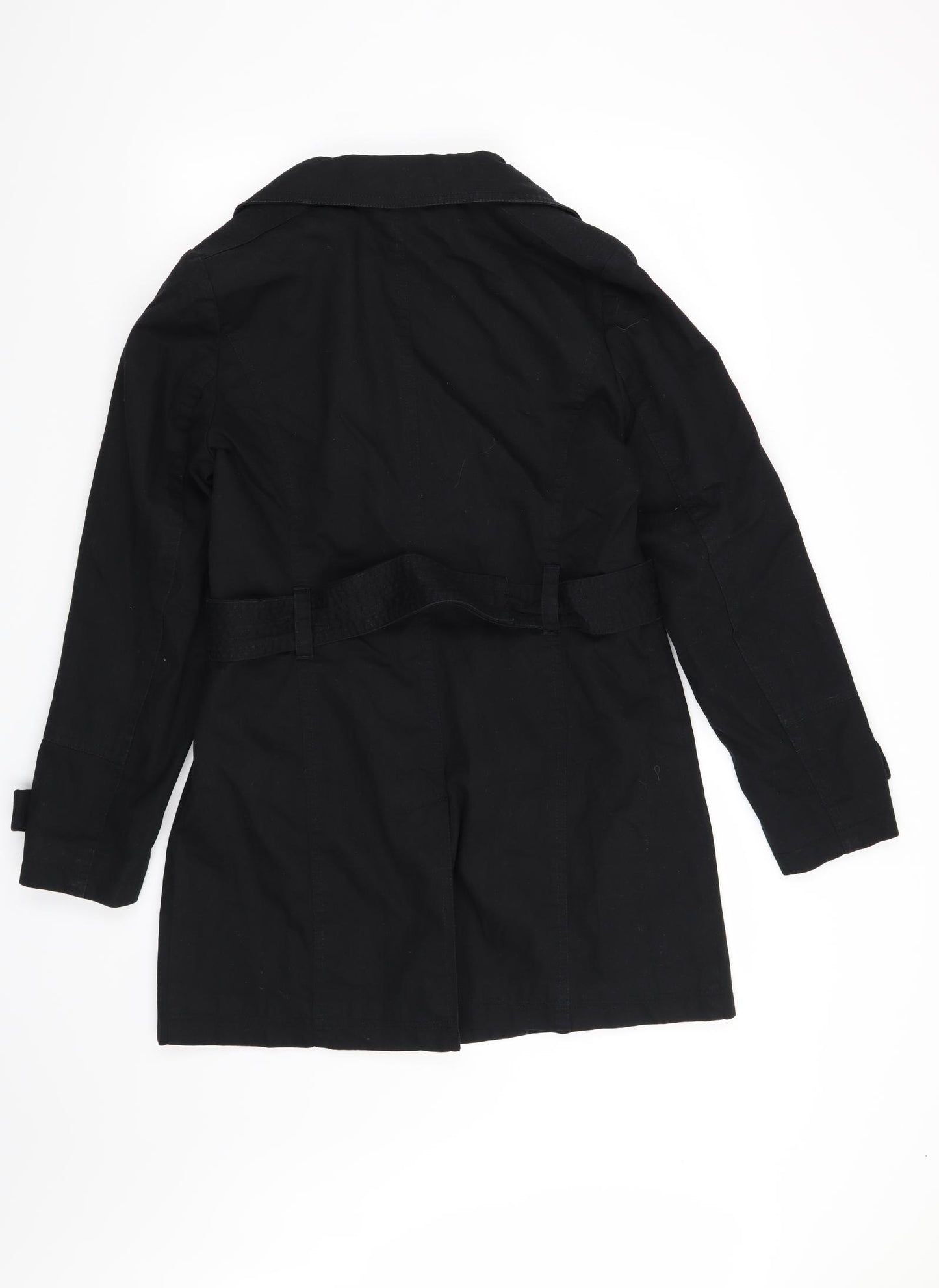 Boysen's Womens Black   Overcoat Coat Size 14