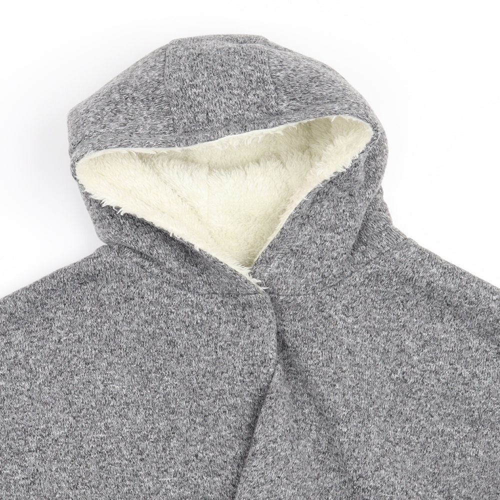 NEXT Girls Grey   Jacket Poncho Size 5-6 Years