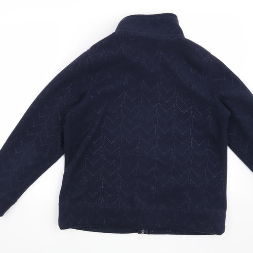 Bonmarché Womens Blue Geometric  Jacket  Size S