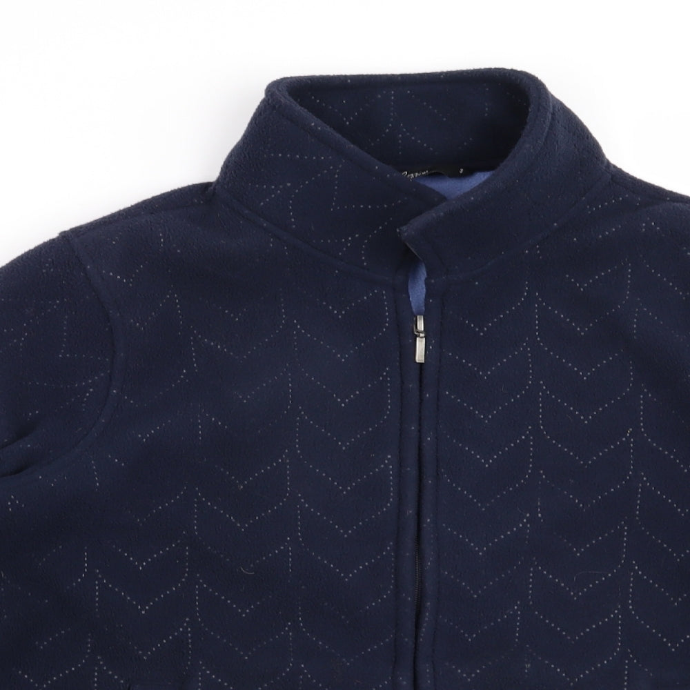 Bonmarché Womens Blue Geometric  Jacket  Size S