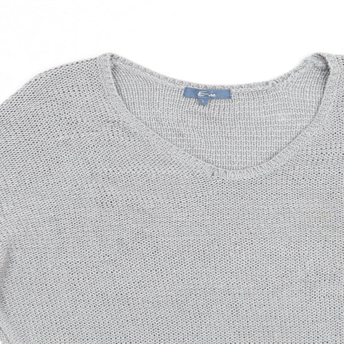 Evie Womens Grey   Pullover Jumper Size L