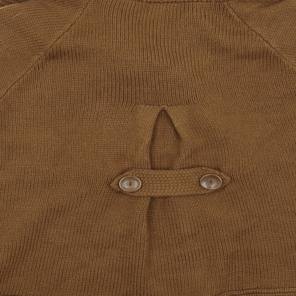 Cotton Traders Womens Brown   Cardigan Jumper Size 14