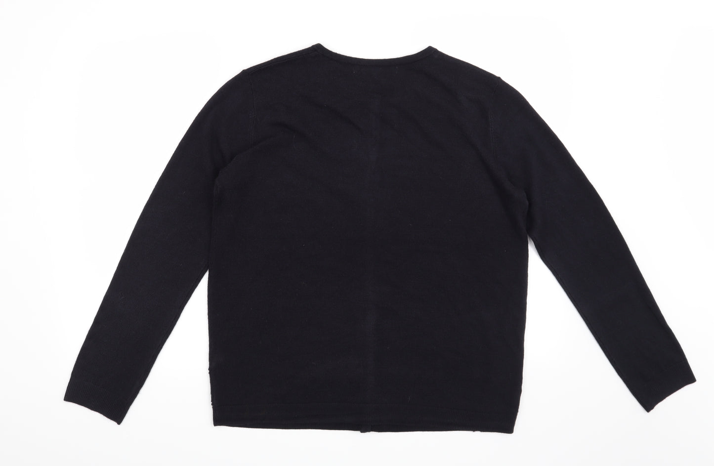 Vida Vi Womens Blue   Cardigan Jumper Size L