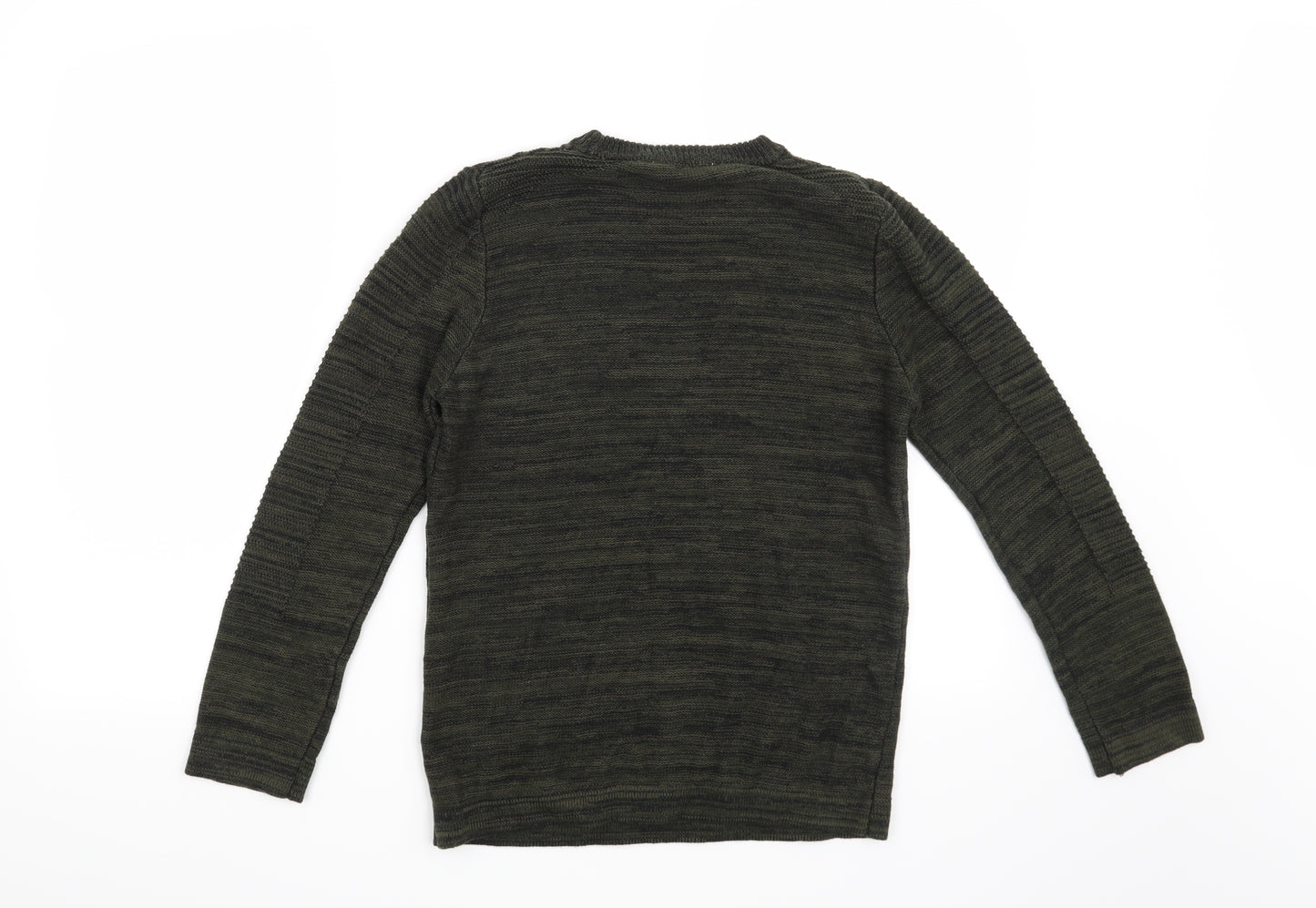 George Boys Green   Pullover Jumper Size 13-14 Years