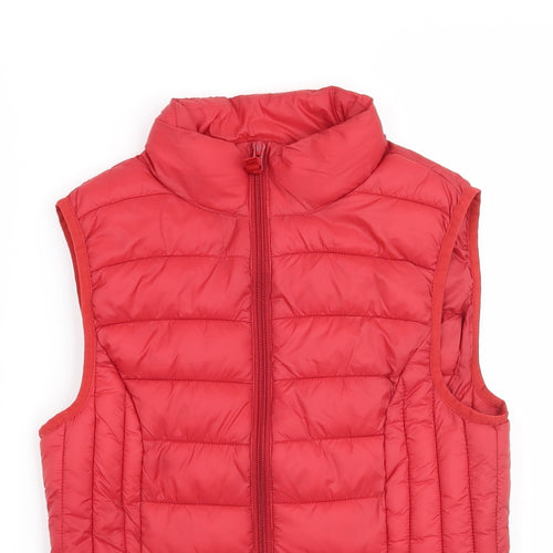 Primark Womens Red   Gilet Jacket Size 4