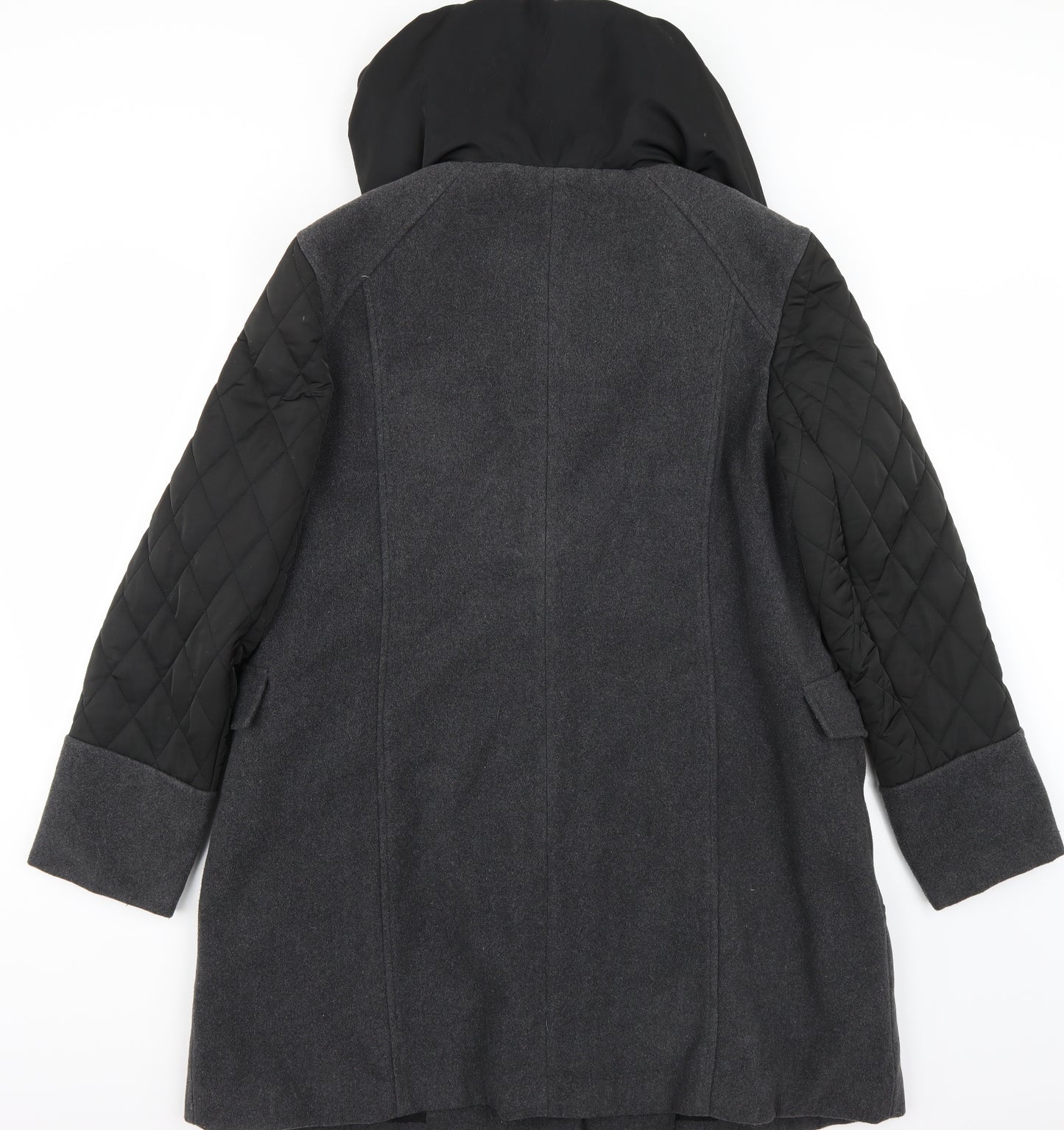 Landsend Womens Grey   Jacket Coat Size 18